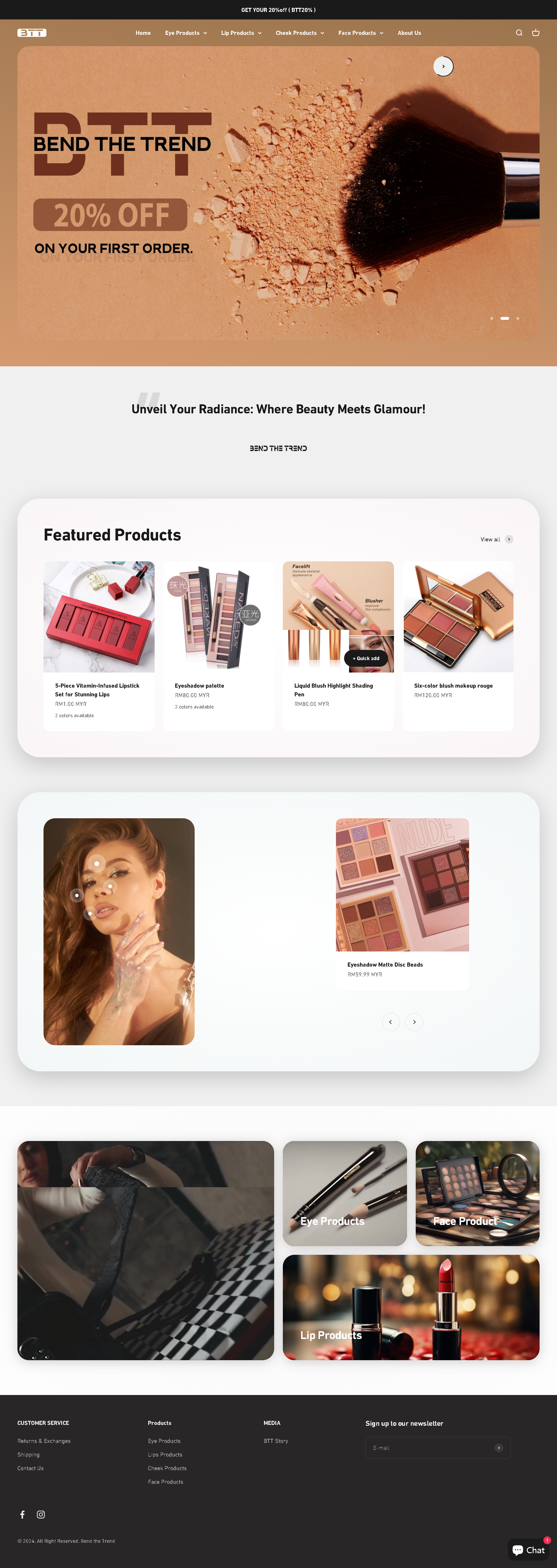 Bend The Trend store preview